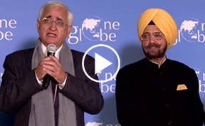 Salman Khurshid at the One Globe Forum 2018